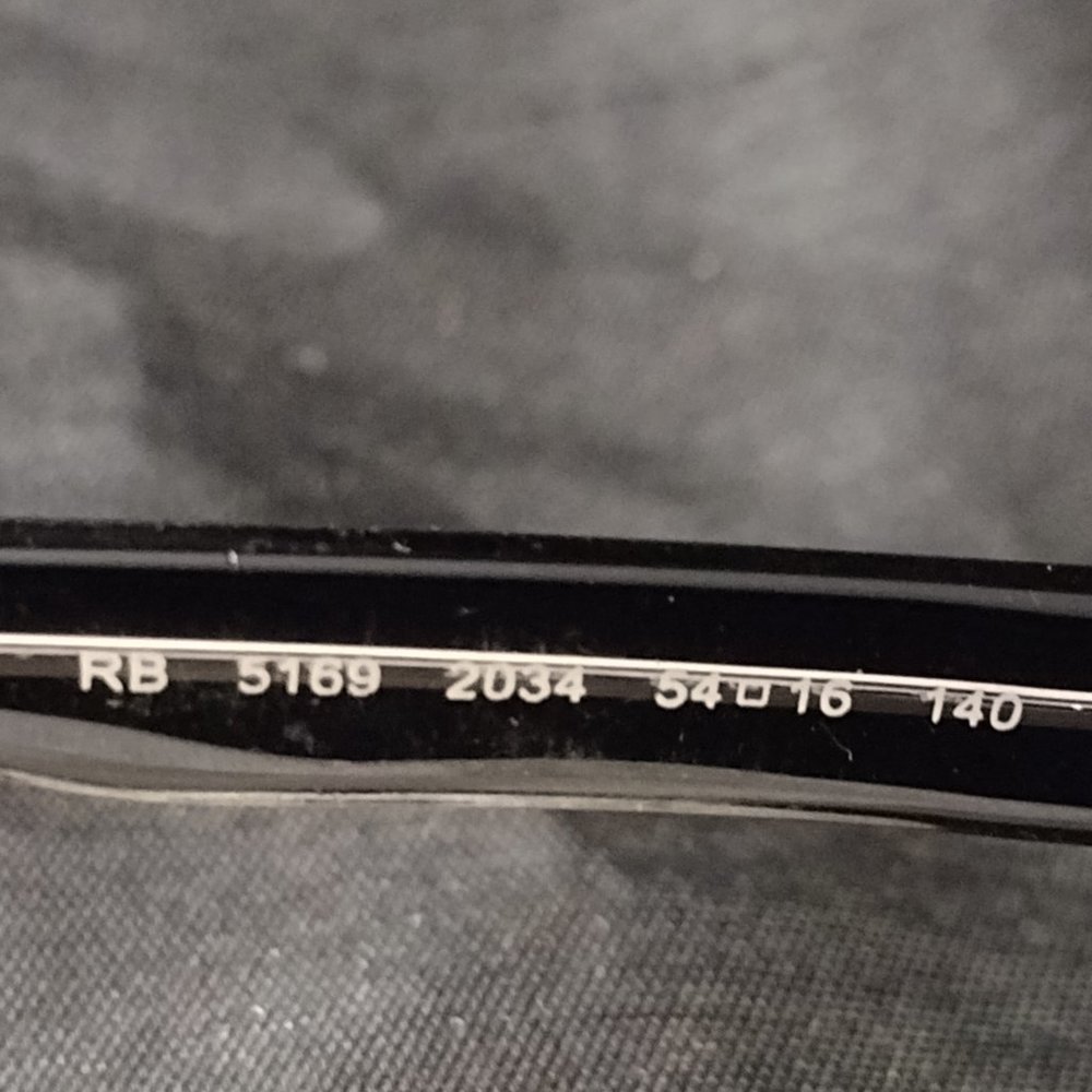 Ray-Ban Eyeglass Frames Rb5169 Black - With Case - image 4